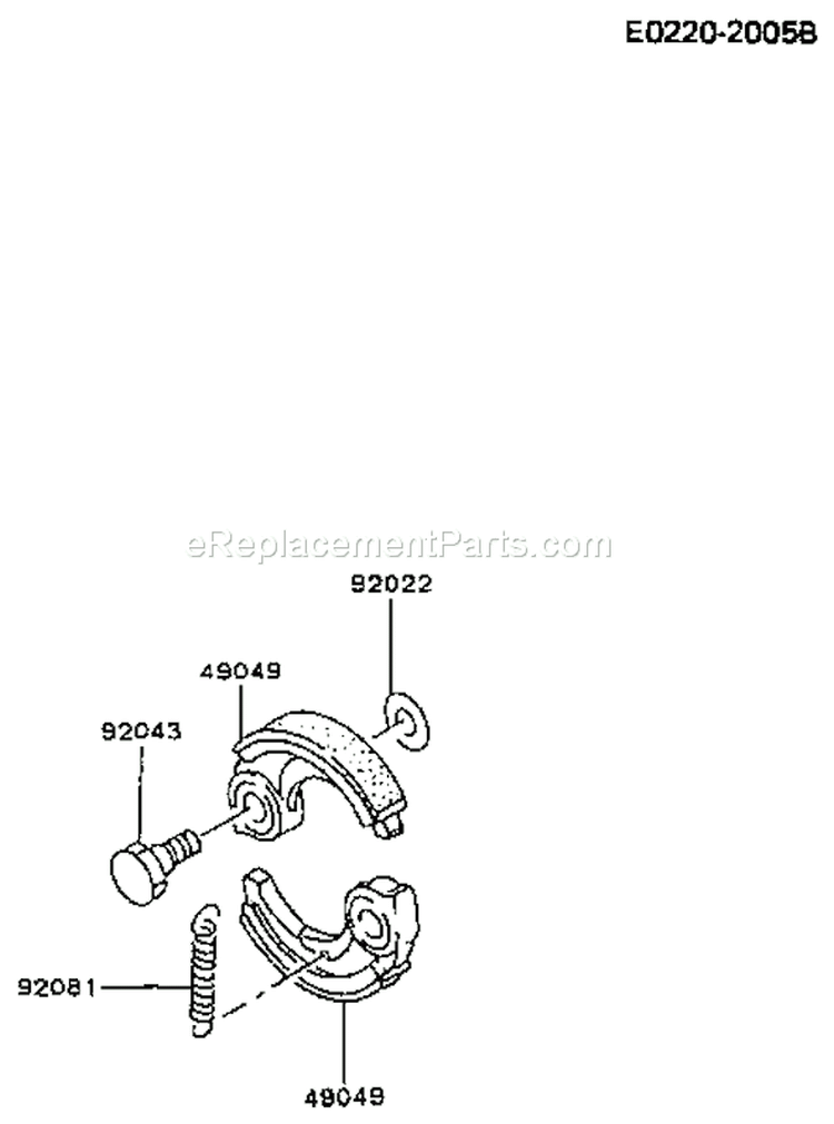 Page I Diagram and Parts List for TG033D AS00 Kawasaki Engine