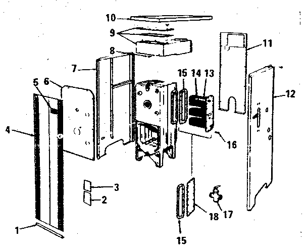 Jacket parts and accessories Diagram and Parts List for 229962372  Kenmore Water Heater