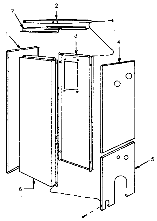 Flush jacket Diagram and Parts List for 229944131  Kenmore Water Heater