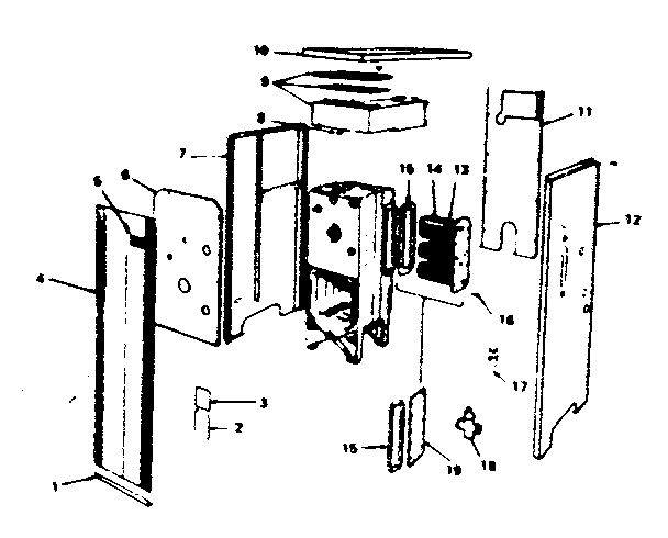Jacket Parts And Accessories Diagram and Parts List for 229961670  Kenmore Water Heater