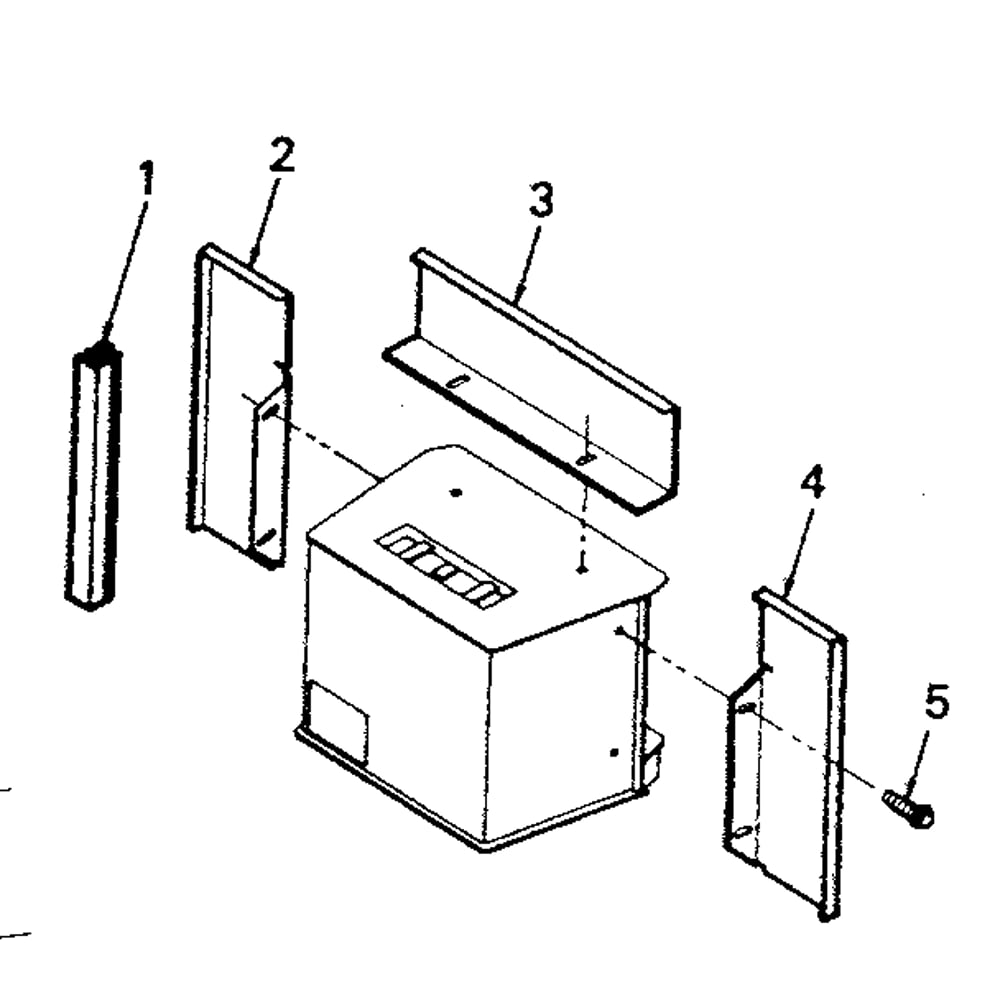Forester Fireplace Insert - Model 143.840601 Diagram and Parts List for 143840601  Kenmore Heater