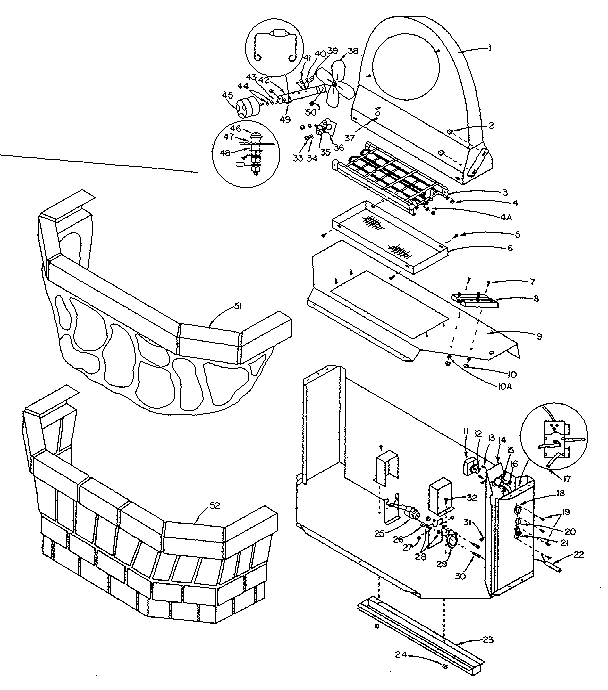 Replacement parts Diagram and Parts List for 11496040  Kenmore Air Conditioner