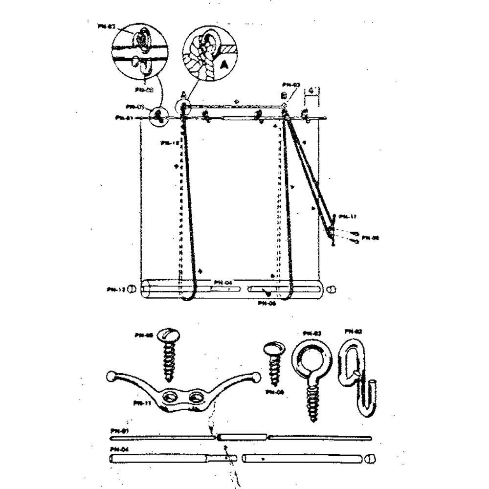 Headrod - 61644 Diagram and Parts List for 61995  Kenmore Mosquito Control