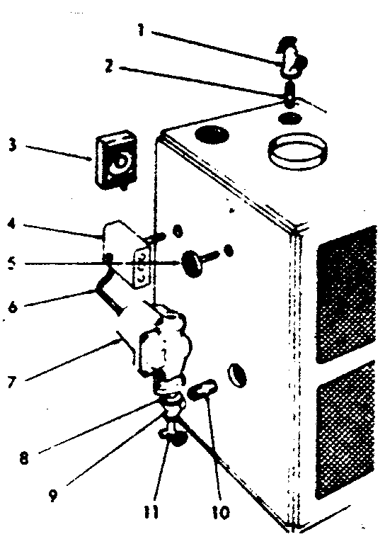 Boiler controls Diagram and Parts List for 229961431  Kenmore Water Heater
