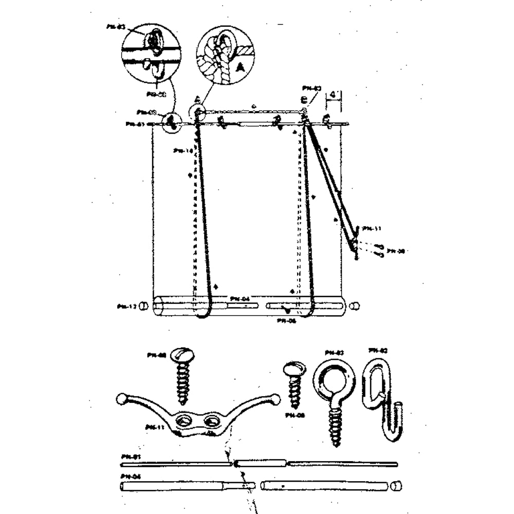 Headrod - 61994 Diagram and Parts List for 61995  Kenmore Mosquito Control