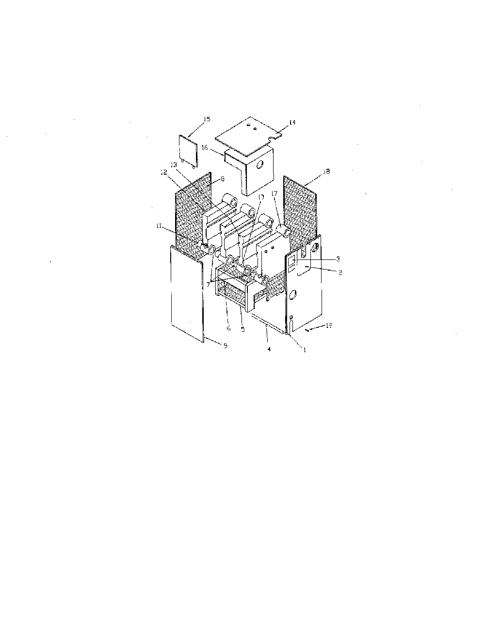 Induced draft boilers Diagram and Parts List for 229965370  Kenmore Water Heater