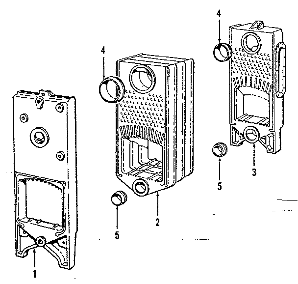Boiler sections Diagram and Parts List for 229163  Kenmore Water Heater