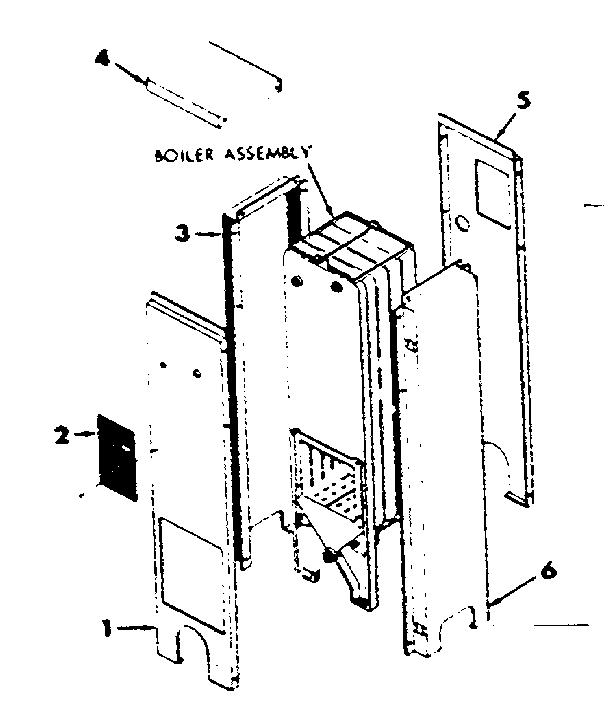 Flush jacket parts Diagram and Parts List for 229138  Kenmore Water Heater