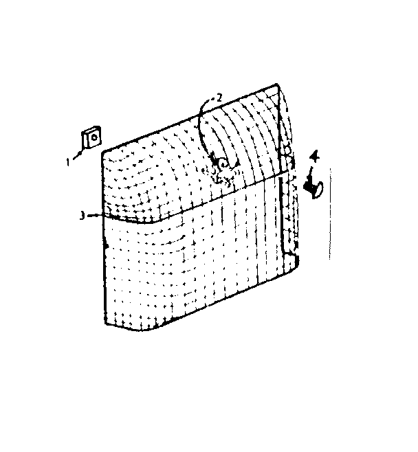 Parlor screen Diagram and Parts List for 311841681  Kenmore Air Conditioner