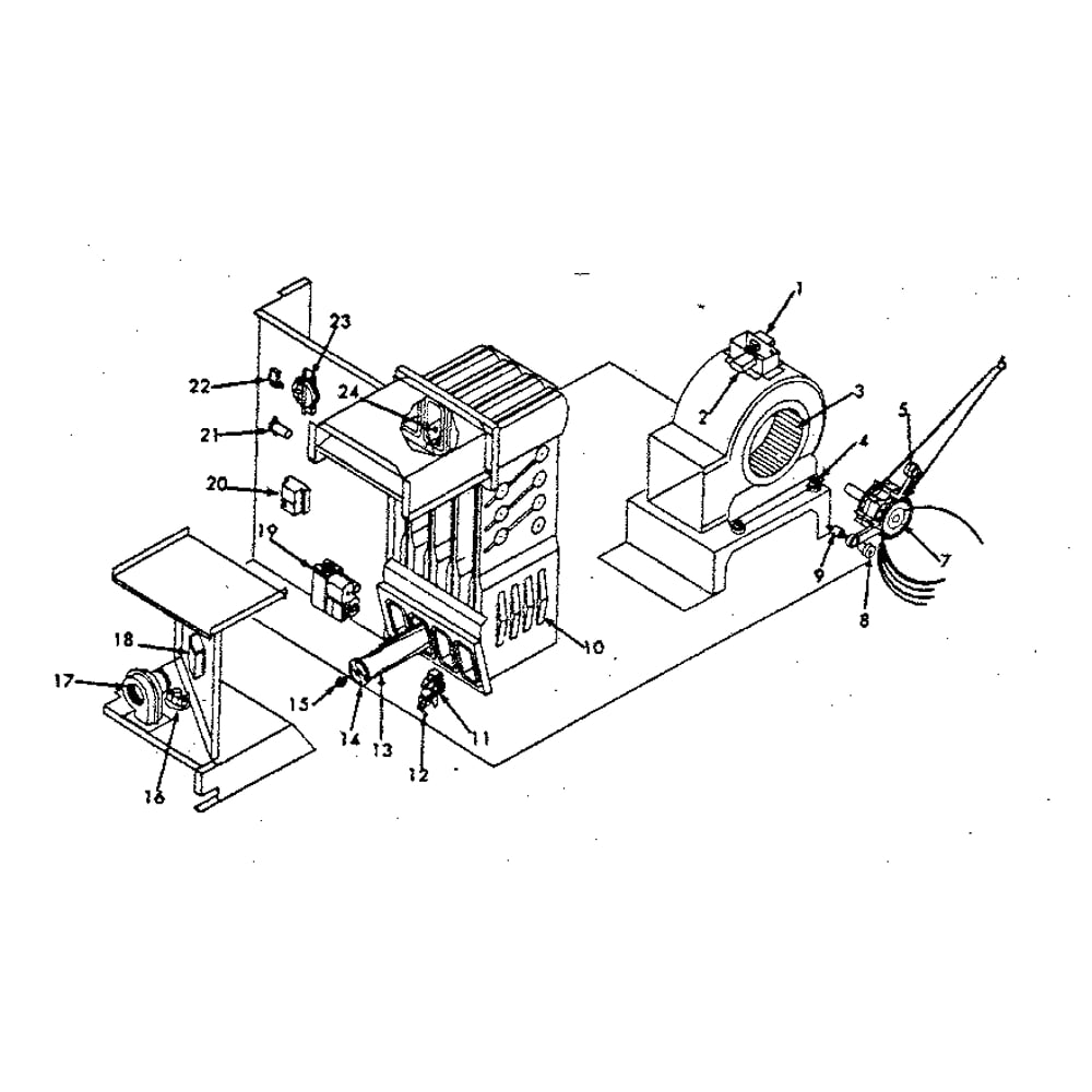 Functional Replacement Parts/815143 Diagram and Parts List for 867815133  Kenmore Air Conditioner