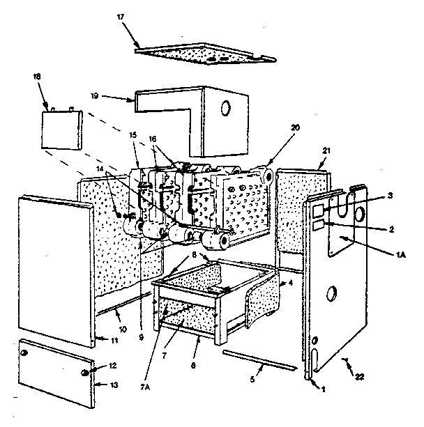 Non-Functional Replacement Parts Diagram and Parts List for 229964151  Kenmore Water Heater
