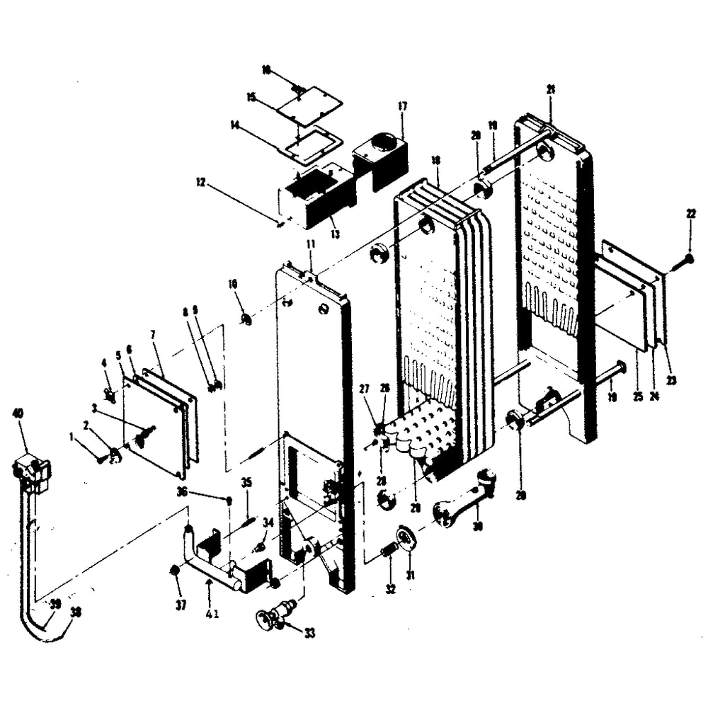 Burners And Manifolds Diagram and Parts List for 22996153  Kenmore Water Heater
