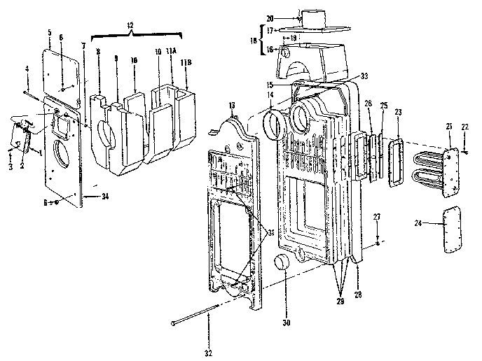 Boiler And Piping Diagram and Parts List for 22981301  Kenmore Water Heater