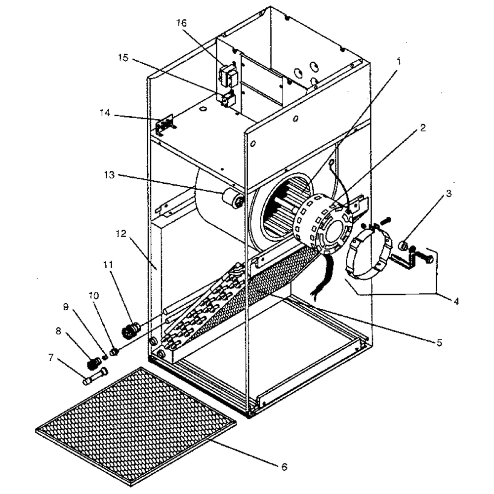 Functional Replacement Parts Diagram and Parts List for 867810551  Kenmore Air Conditioner