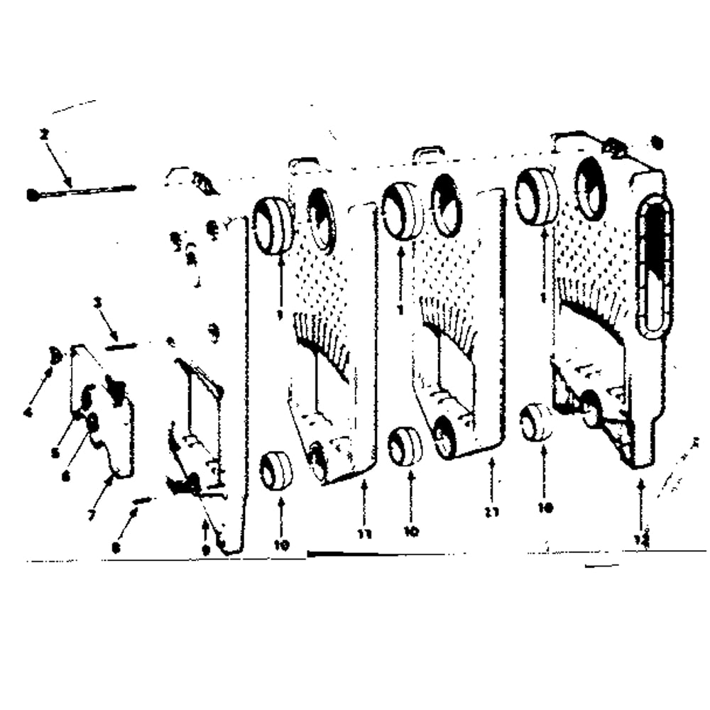 Boiler Section Parts Diagram and Parts List for 229961750  Kenmore Water Heater