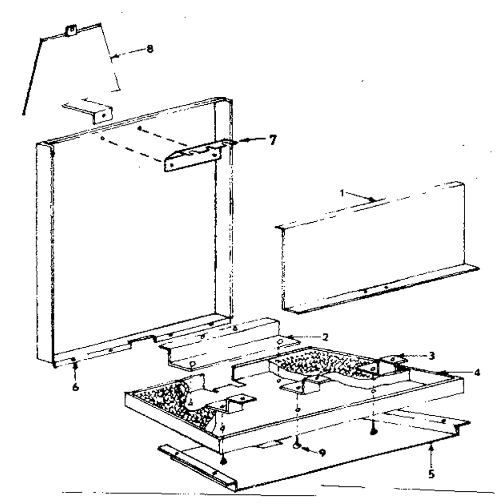 Fire Box/42-8421 Diagram and Parts List for 14384520  Kenmore Fireplace & Insert