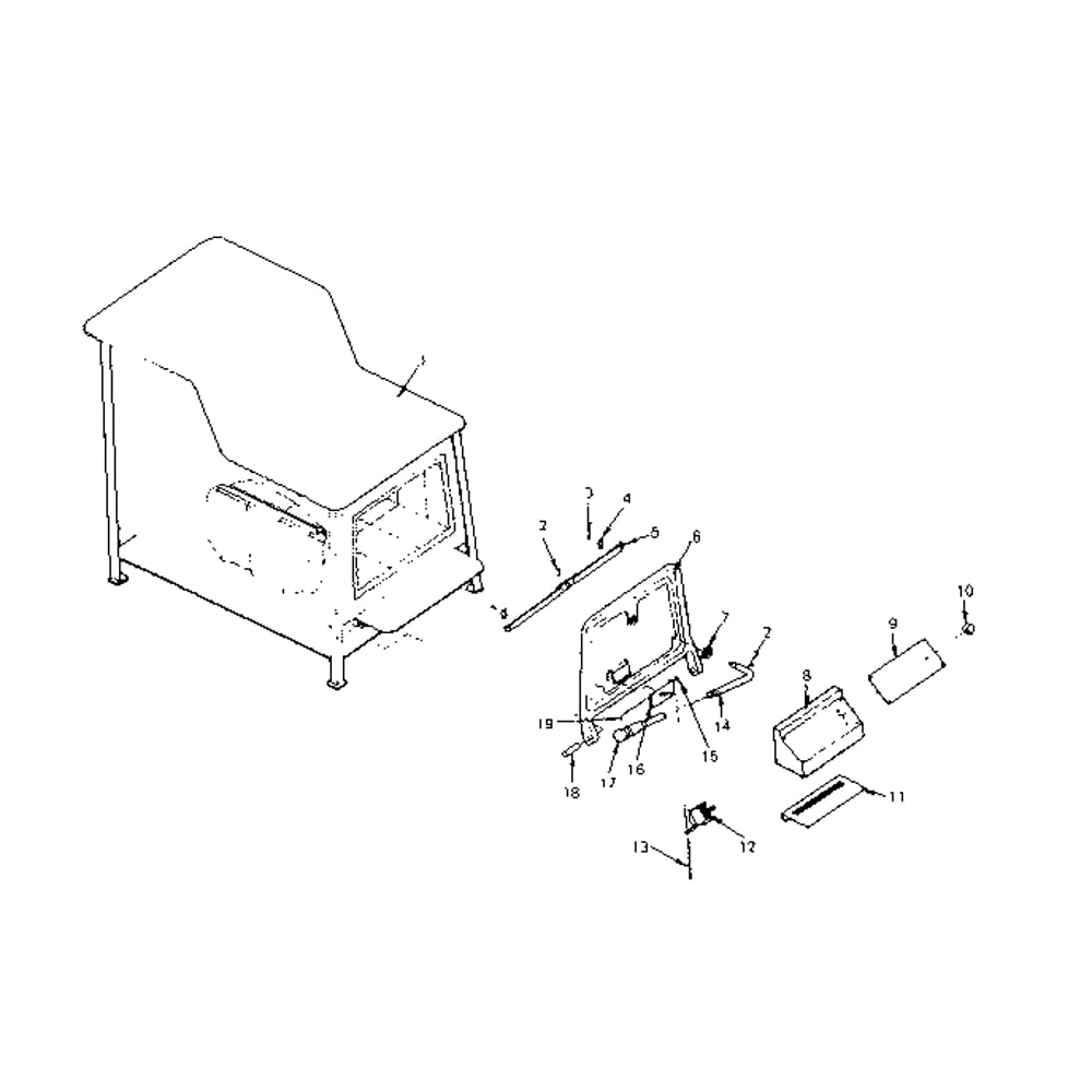 Replacement Parts Diagram and Parts List for 143841640  Kenmore Heater