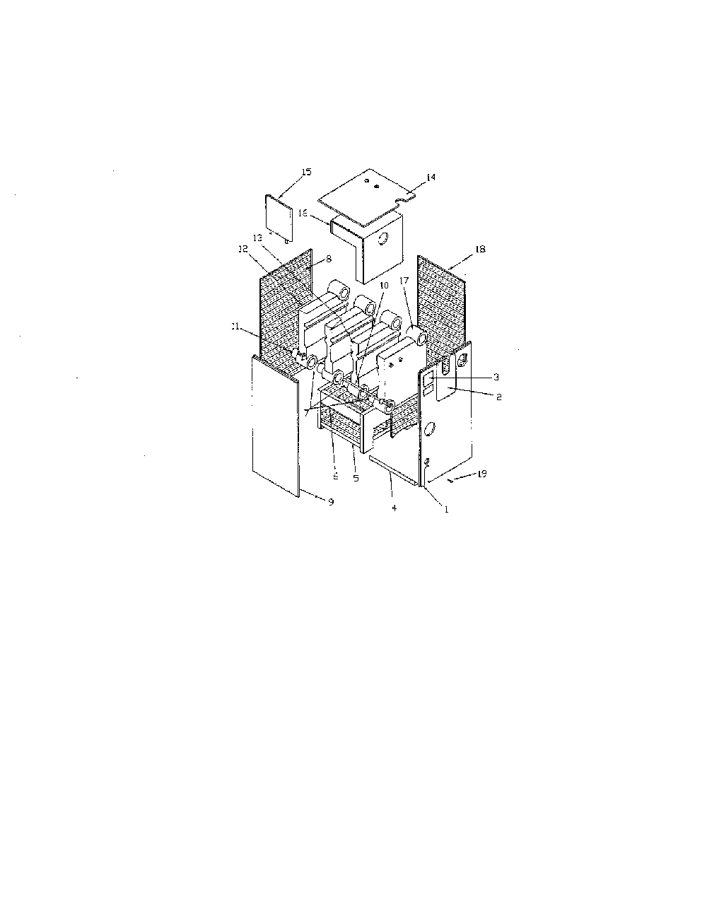 Induced draft boilers Diagram and Parts List for 229965340  Kenmore Water Heater