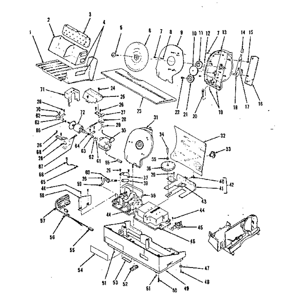 Replacement Parts Diagram and Parts List for 5814775  Kenmore Miscellaneous