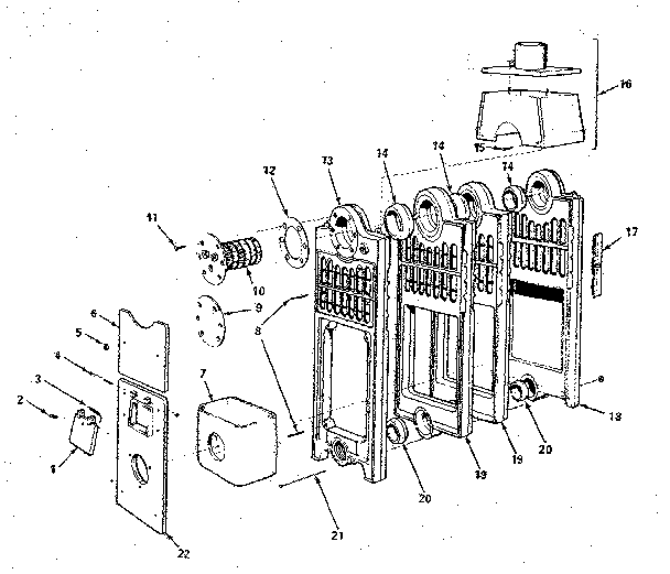 Combustion chamber and flue collector Diagram and Parts List for 229941281  Kenmore Water Heater