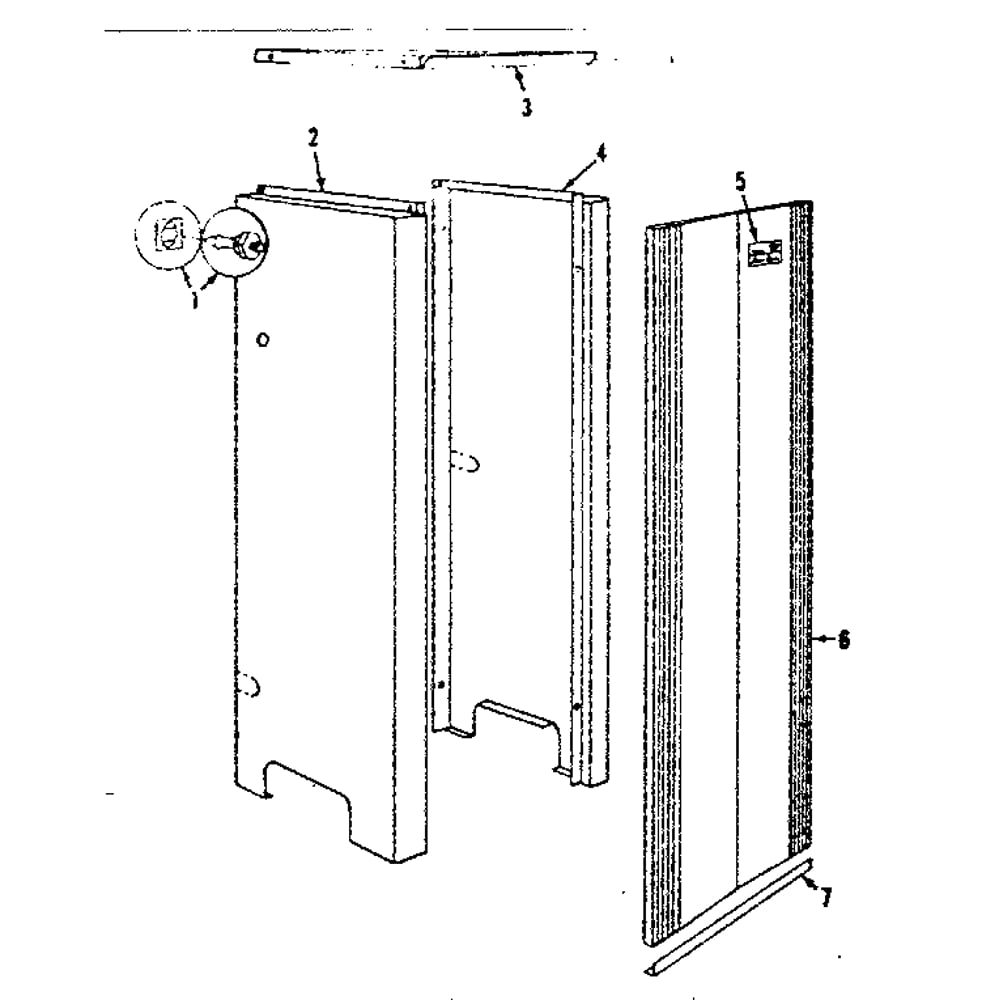 Boiler Jacket Extension Diagram and Parts List for 22994126  Kenmore Water Heater
