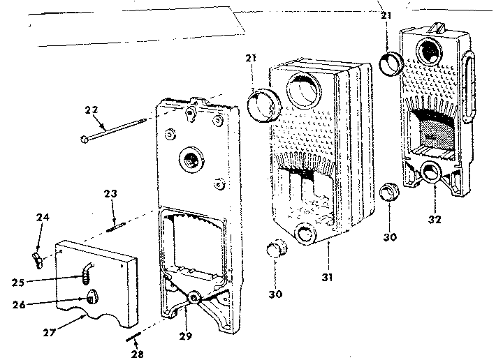 Boiler section parts Diagram and Parts List for 22996338  Kenmore Water Heater