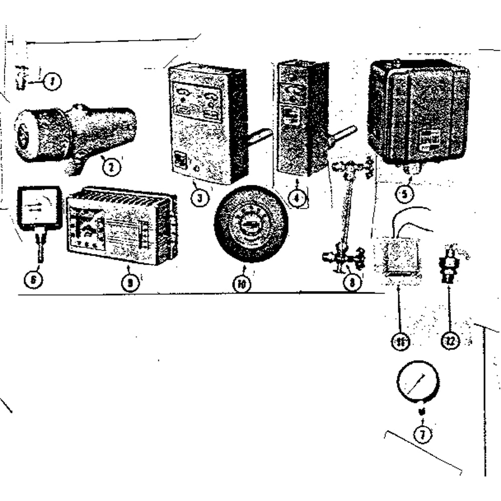 Boiler Equipment Diagram and Parts List for 8676099  Kenmore Water Heater