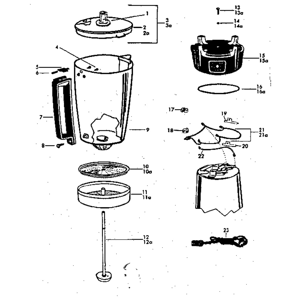 Replacement Parts Diagram and Parts List for 620672402  Kenmore Coffee Maker