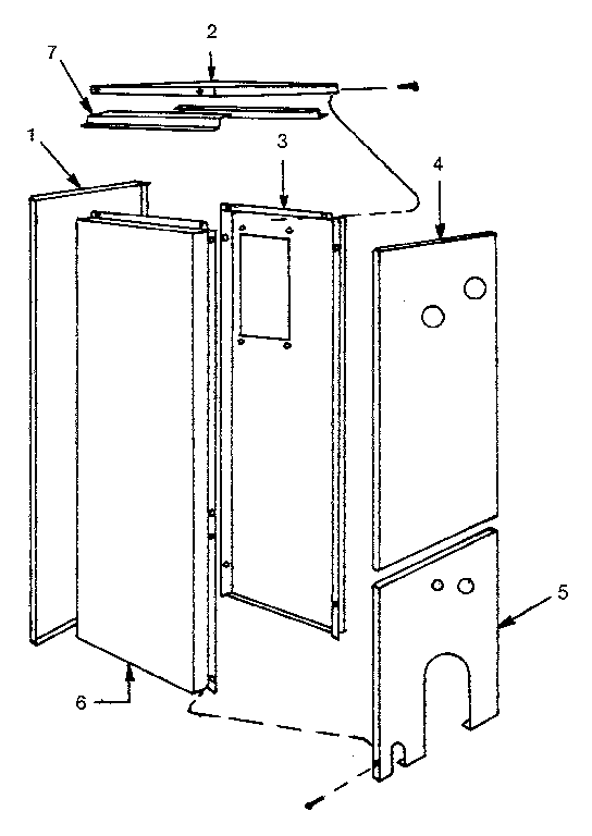 Flush jacket Diagram and Parts List for 229944332  Kenmore Water Heater