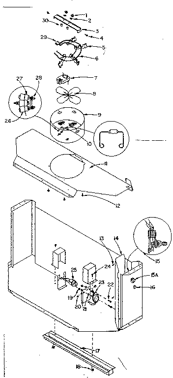 Replacement parts Diagram and Parts List for 1144116900  Kenmore Air Conditioner