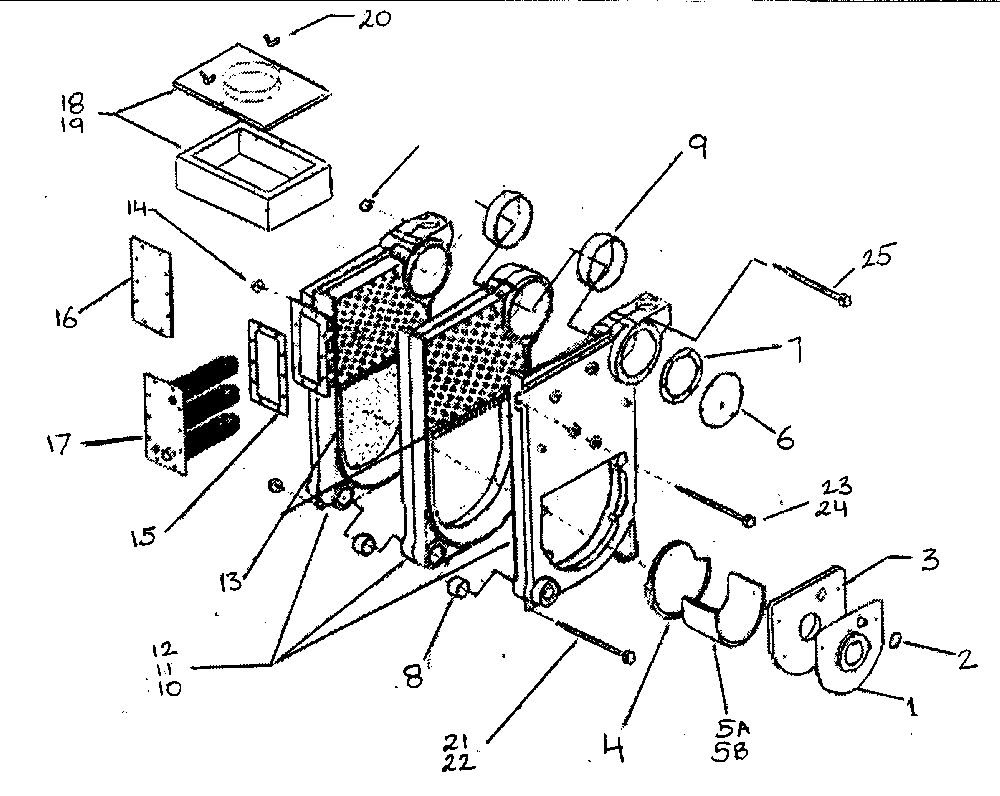 Empire steam block assy Diagram and Parts List for 4ES175  Kenmore Water Heater