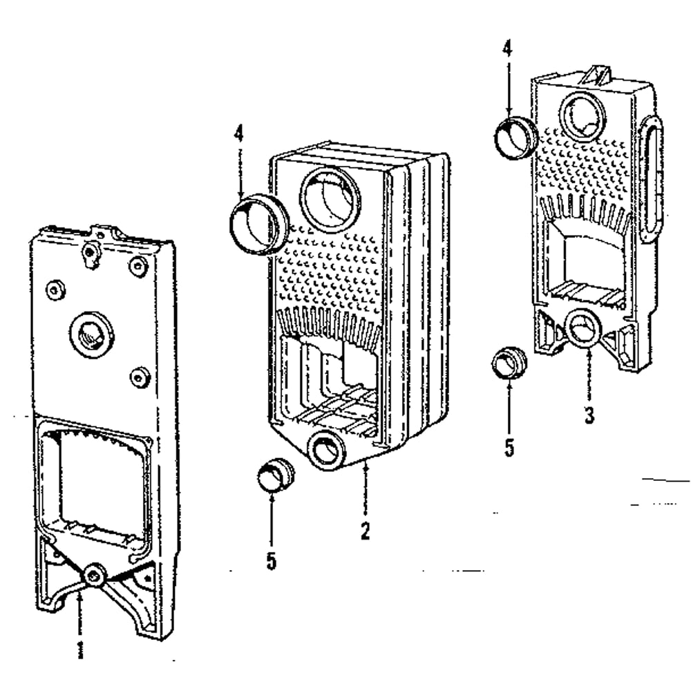 Boiler Sections Diagram and Parts List for 229155  Kenmore Water Heater