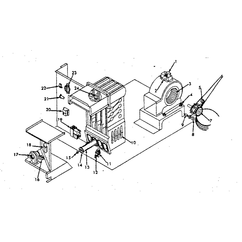 Functional Replacement Parts/815900 Diagram and Parts List for 867815133  Kenmore Air Conditioner