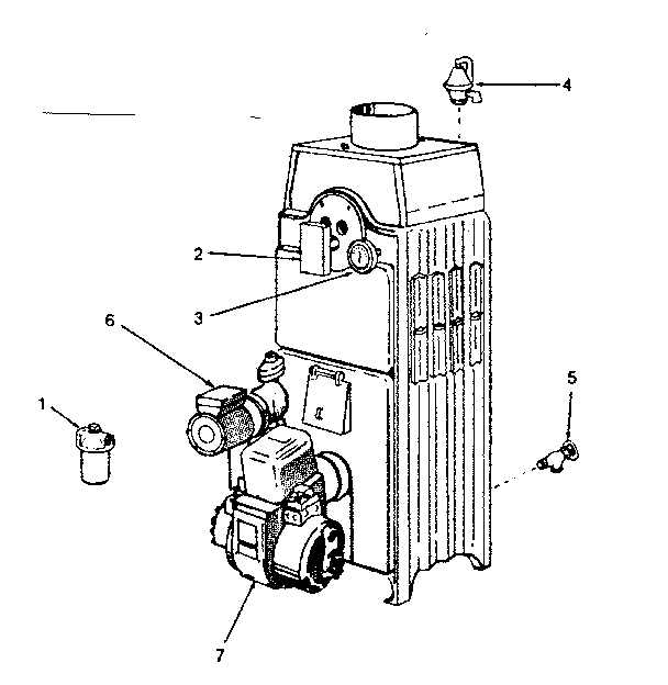 Controls Diagram and Parts List for 229944080  Kenmore Water Heater