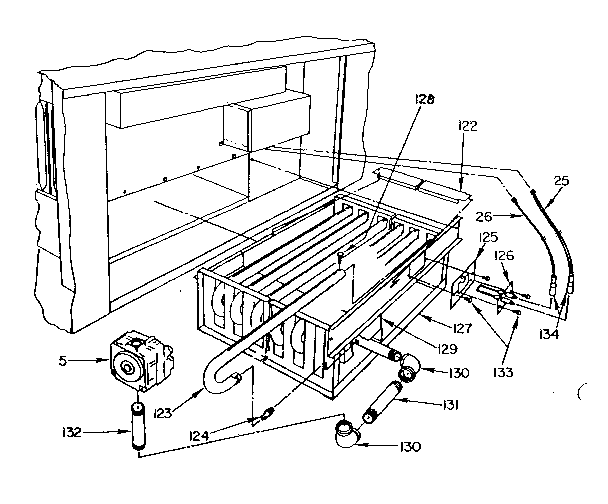 Heat exchanger/812010 Diagram and Parts List for 729812020  Kenmore Air Conditioner