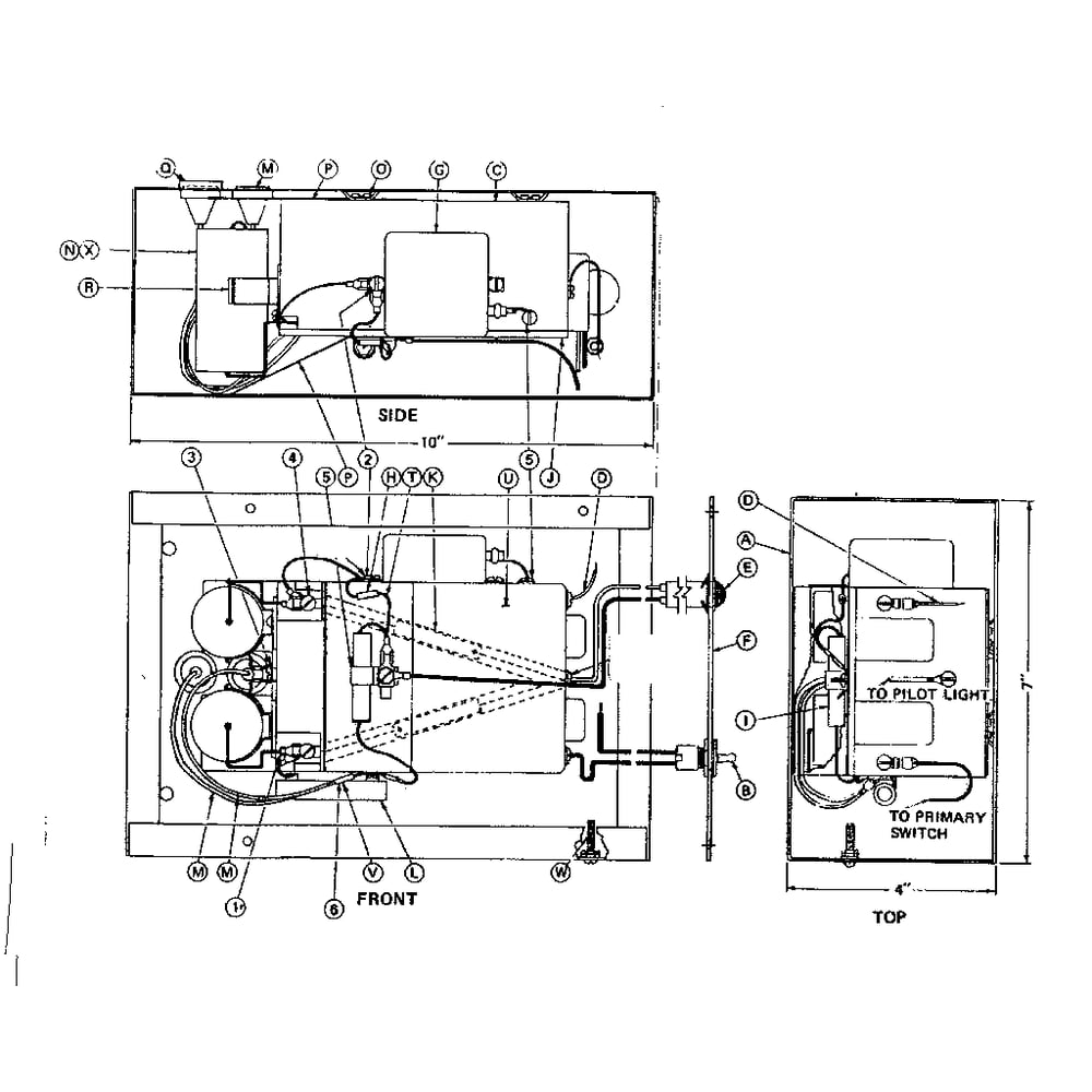 Functional Replacement Parts Diagram and Parts List for 6358392  Kenmore Air Purifier