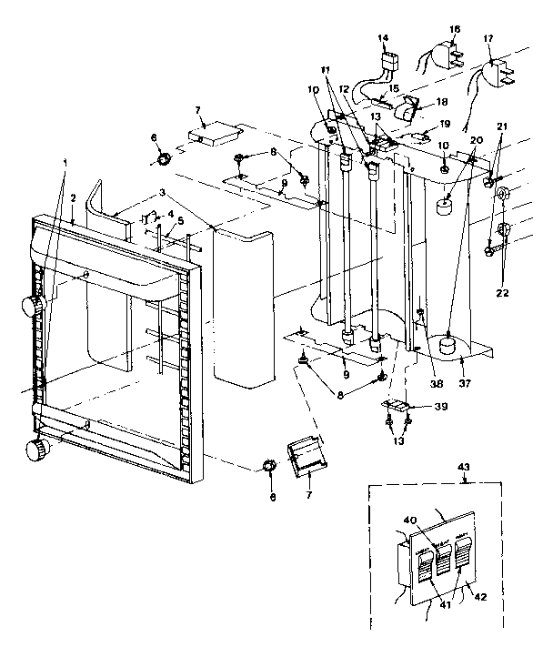 Unit parts Diagram and Parts List for 86463651  Kenmore Bath & Ventilation Fan
