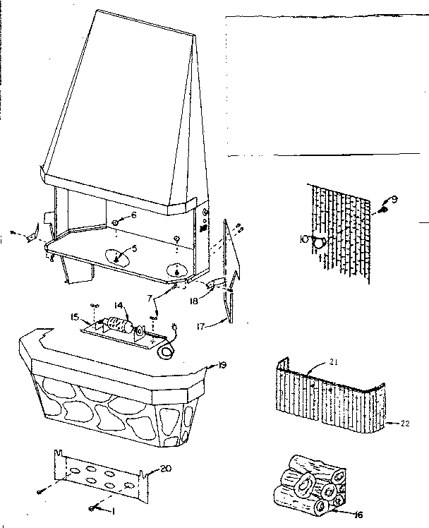 Replacement parts Diagram and Parts List for 114962900  Kenmore Air Conditioner