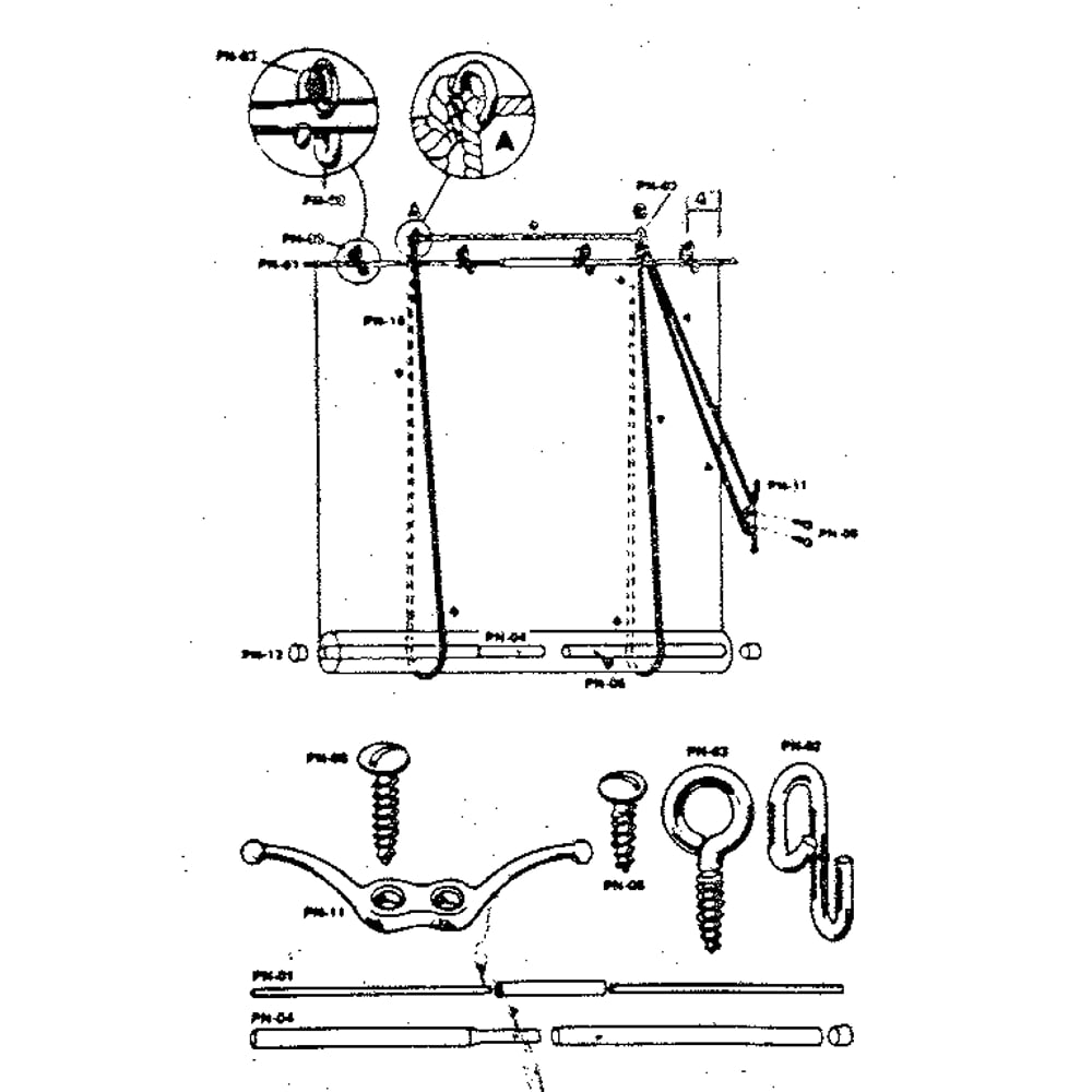 Headrod - 6199 Diagram and Parts List for 61995  Kenmore Mosquito Control
