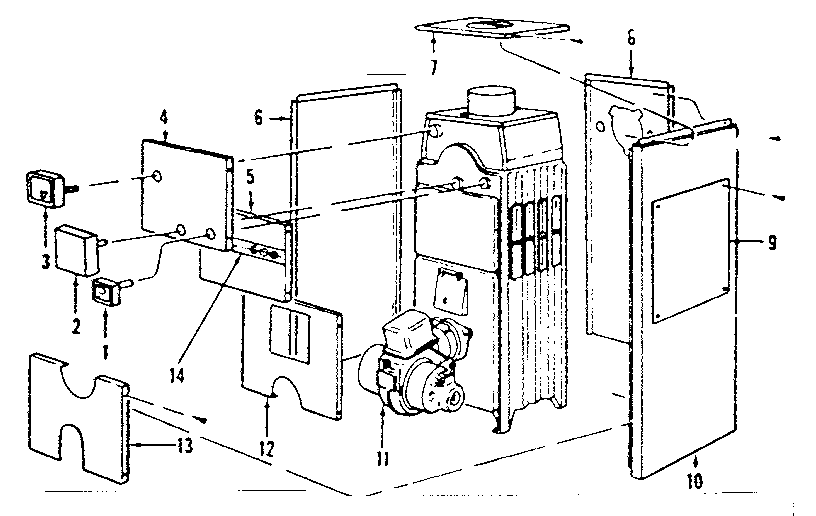 Hot water boiler jackets Diagram and Parts List for 22994818  Kenmore Water Heater