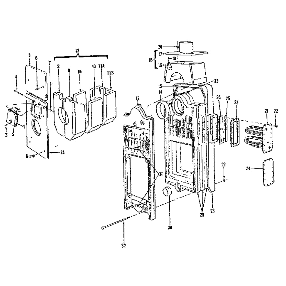 Boiler And Piping Diagram and Parts List for 229172  Kenmore Water Heater