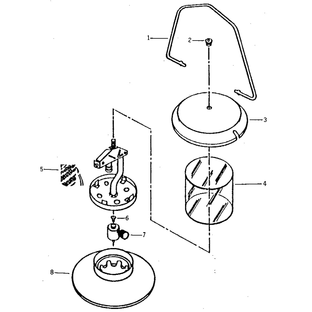 Unit Parts Diagram and Parts List for 201727621  Kenmore Lighting