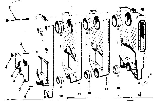Boiler Section Parts Diagram and Parts List for 229961670  Kenmore Water Heater