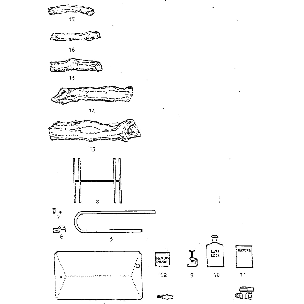 Bp22n-5mks Diagram and Parts List for BP22N-5MKS  Kenmore Fireplace & Insert