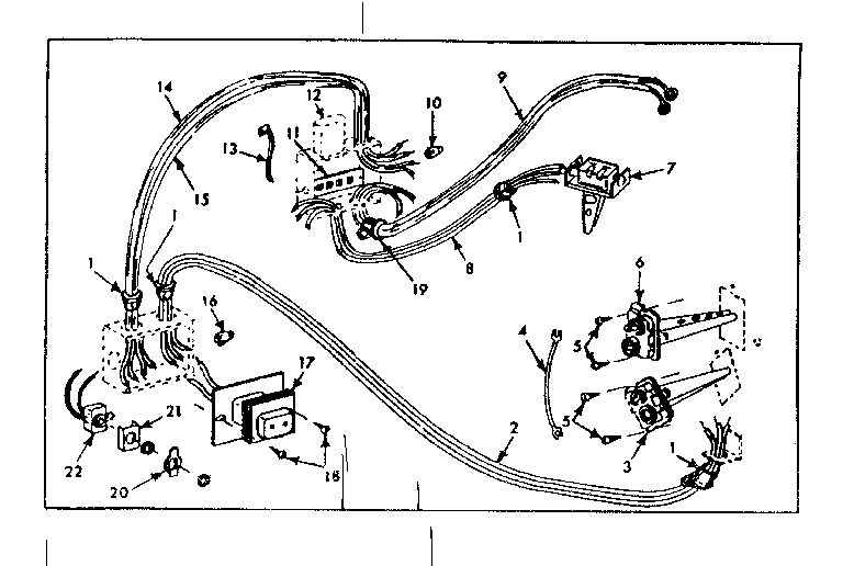 Control Box Diagram and Parts List for 86764771  Kenmore Furnace