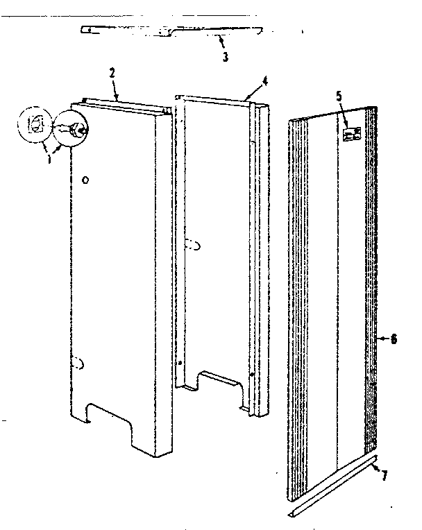 Boiler jacket extension Diagram and Parts List for 22994135  Kenmore Water Heater