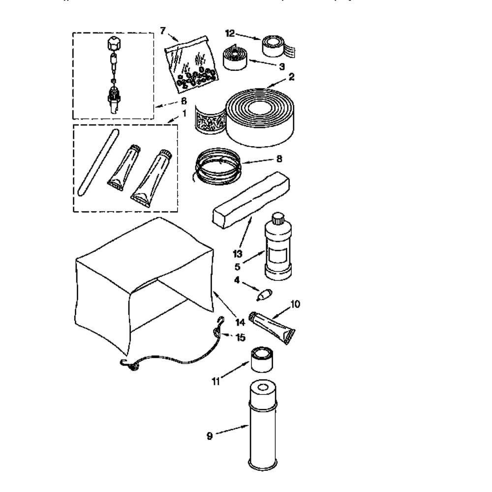 Optional Parts Diagram and Parts List for 10677067790-AC  Kenmore Air Conditioner
