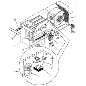 Part Location Diagram of 638041 Maytag Board term