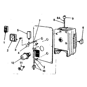 Control And Gauge Installation (Steam) Diagram and Parts List for 229962352  Kenmore Water Heater