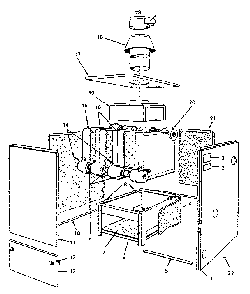 Part Location Diagram of 132-5 Kenmore Broiler base